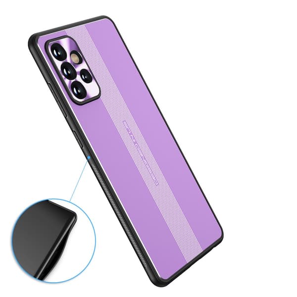 Samsung Galaxy A72 Kuori Metallilautanen Violetti