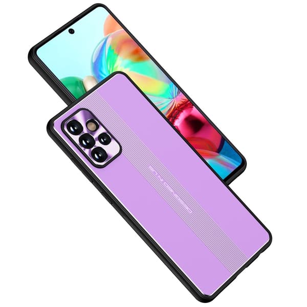 Samsung Galaxy A72 Kuori Metallilautanen Violetti