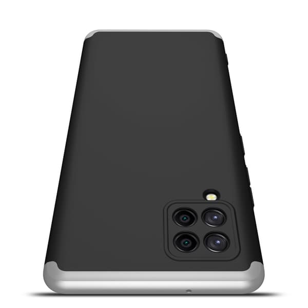 Samsung Galaxy A42 5G Kuori Kolmiosainen Musta Hopea