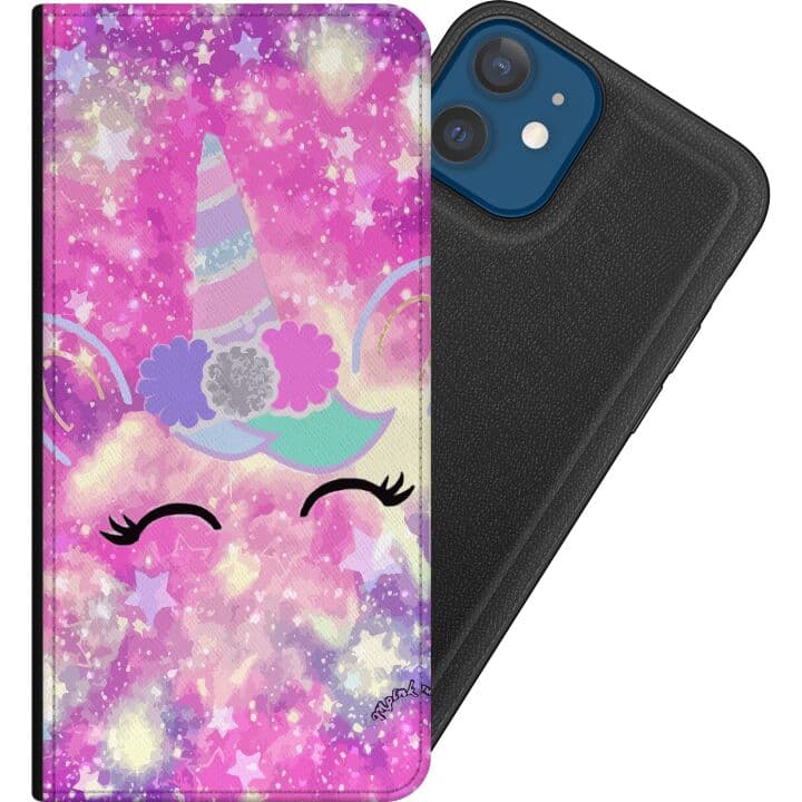 Apple iPhone 12 Magnetic Wallet Case UNICORN