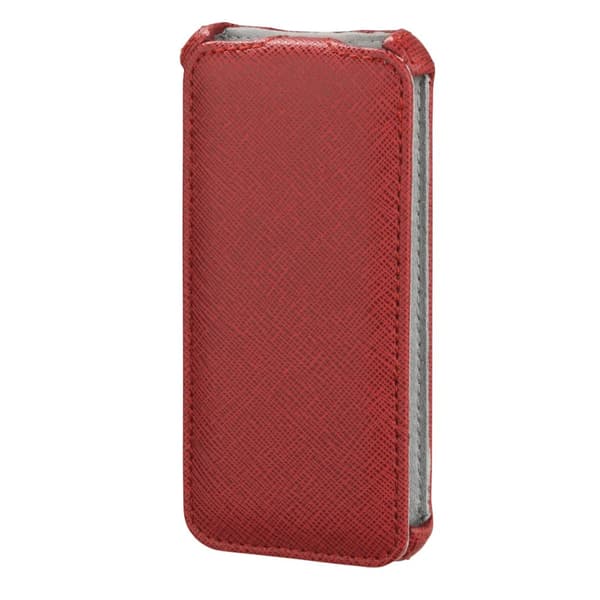 Hama iPhone5/5s/SE mobilveske flip-front rød lær