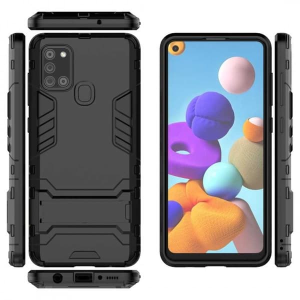 Samsung A21s stødsikkert cover med tynd armering