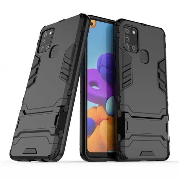 Samsung A21s stødsikkert cover med tynd armering