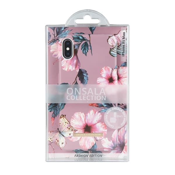 ONSALA COLLECTION Mobildeksel Shine Dusty Pink viol iPhoneXs Max