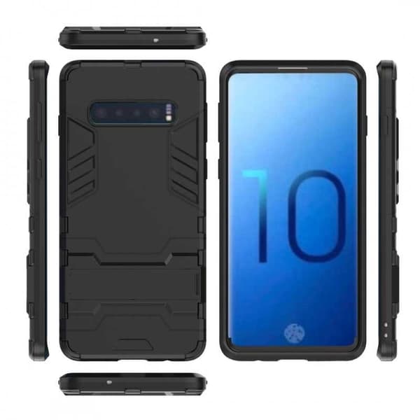 Samsung S10 Iskunkestävä kotelo jalustalla ThinArmor