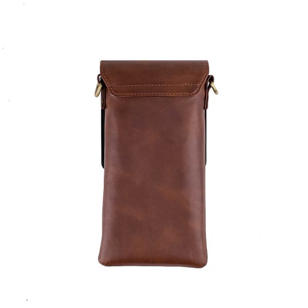 ONSALA Mobiltaske med Halsrem Brun Universal tom 6.7"