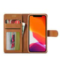 Pikkukuva 2 / 2: LC.IMEEKE Plånbok / plånboksfodral till iPhone 12 - konjak / ruskea