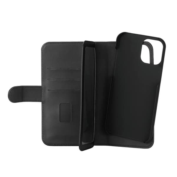 Wallet 2-i-1 7 Kortrum Sort - iPhone 12 Pro Max