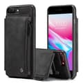 Miniatyrbillede 1 af 9: iPhone 8 Plus Cover Kortholder & Lynlås 5-RUMMET CaseMe Flippr