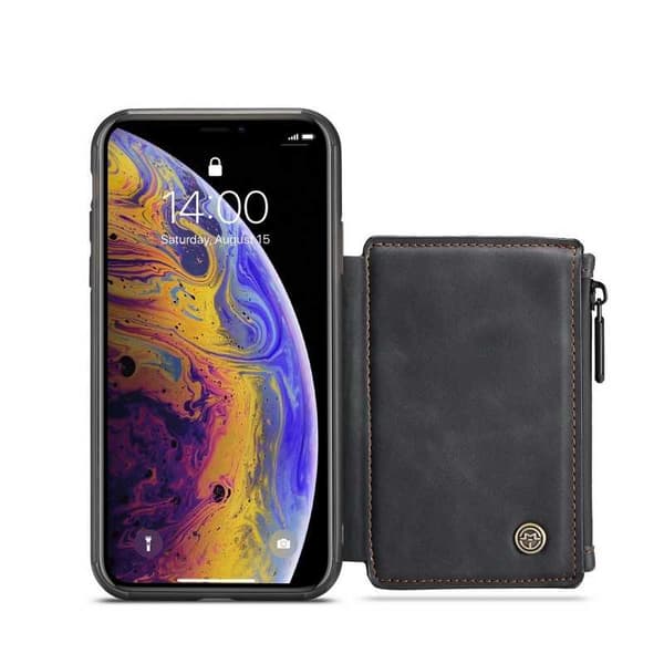 iPhone X Cover Kortholder & Lynlås 4-KOMPARTMENT CaseMe Flippr
