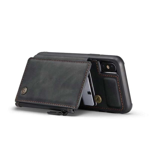 iPhone XS Max Cover Kortholder & Lynlås 4-RUMMET CaseMe Flippr