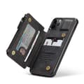 Miniatyrbillede 3 af 10: iPhone 11 Pro Max Cover Kortholder & Lynlås 4-RUMMES CaseMe Flippr