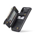 Miniatyrbillede 7 af 10: iPhone 11 Pro Max Cover Kortholder & Lynlås 4-RUMMES CaseMe Flippr