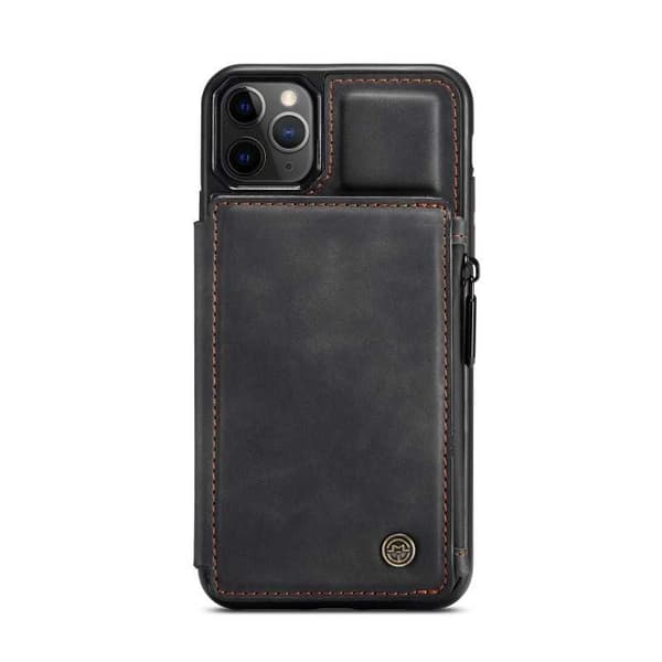 iPhone 11 Pro Max Cover Kortholder & Lynlås 4-RUMMES CaseMe Flippr