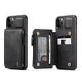Miniatyrbillede 1 af 10: iPhone 11 Pro Max Cover Kortholder & Lynlås 4-RUMMES CaseMe Flippr