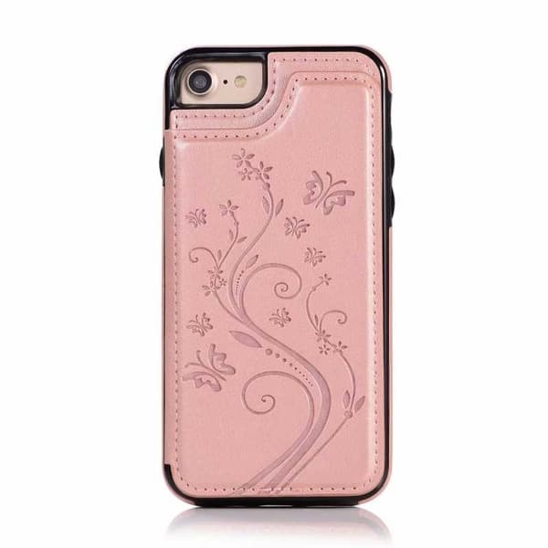 iPhone 7 Shockproof Cover Card Holder 3-SLOT Flippr V2