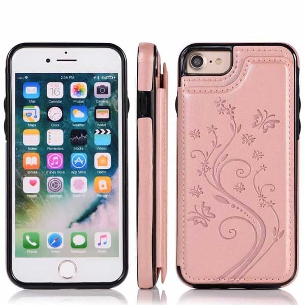 iPhone SE (2020 & 2022) Iskunkestävä suojakuori korttiteline 3-POCKET Flippr V2