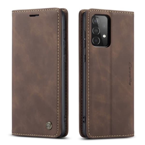 CASEME 013 Plånboksfodral till Samsung Galaxy A52 4G/5G & A52s 5G - Coffee