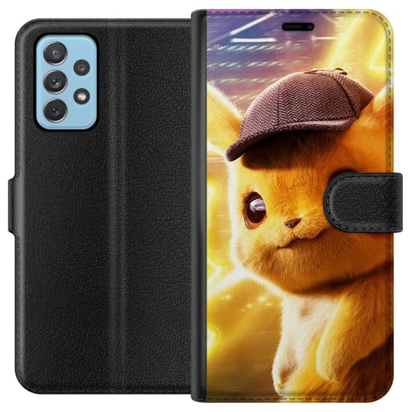 Samsung Galaxy A52 5G Tegnebogsetui Detektiv Pikachu