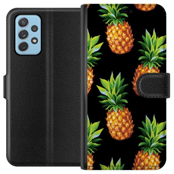 Samsung Galaxy A52 5G Lommeboketui Ananas