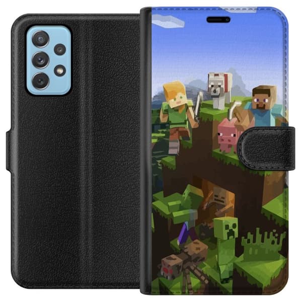 Samsung Galaxy A52 5G Plånboksfodral MineCraft