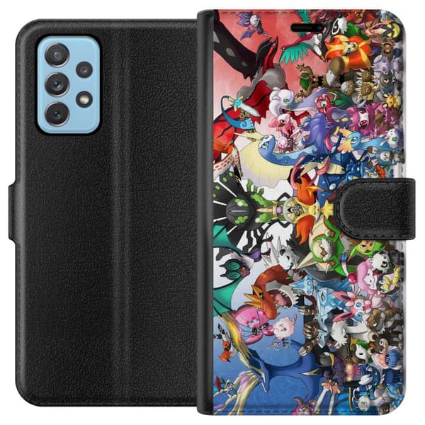 Samsung Galaxy A52 5G Tegnebogsetui Pokemon