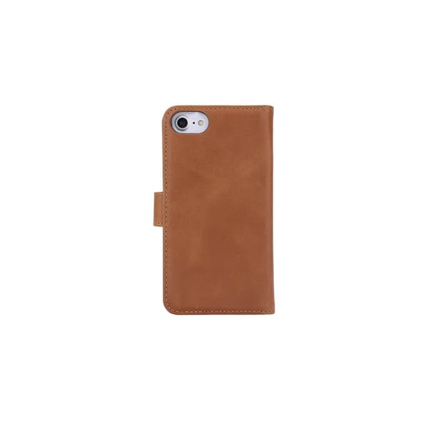 RADICOVER Strålingsbeskyttende Wallet Læder iPhone 6/7/8/SE2020/22 2in1 Magnetcover Brun