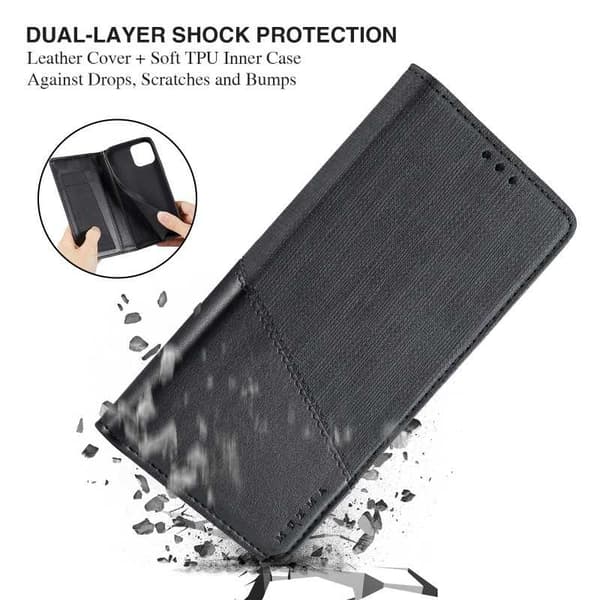 Samsung S21 Plus Elegant Case PU-nahkaa ja RFID-esto