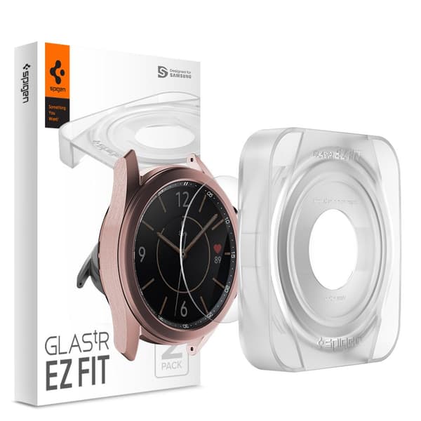 Spigen Samsung Galaxy Watch3 41mm Näytönsuoja GLAS.tR EZ Fit 2 kpl