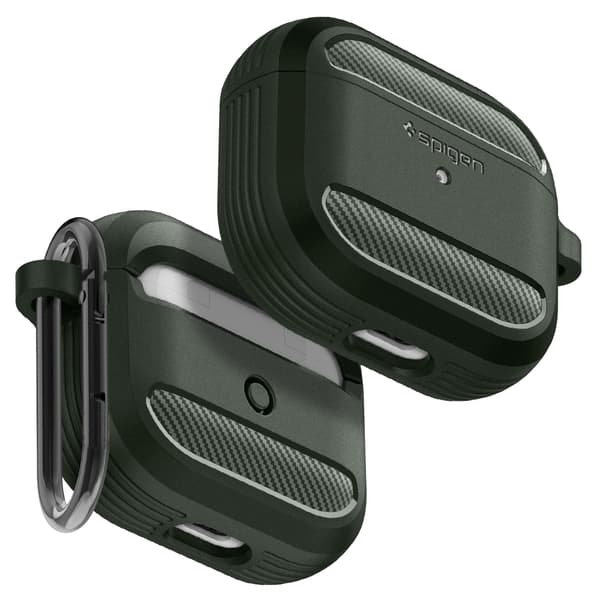Spigen AirPods 3 Kuori Rugged Armor Military Green