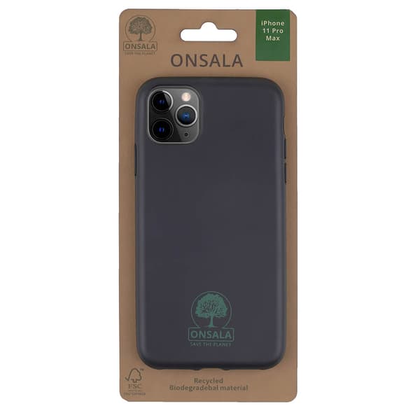 ONSALA ECO Mobildeksel Svart iPhone 11 Pro Max