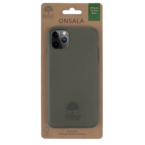ONSALA ECO Mobildeksel Grøn iPhone 12 Pro Max