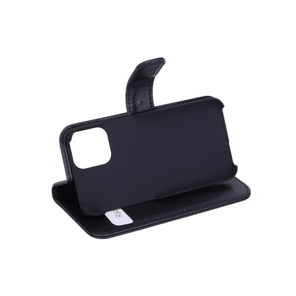 RADICOVER Strålingsbeskyttende Wallet PU iPhone 12 Mini Flipcover RFID Sort