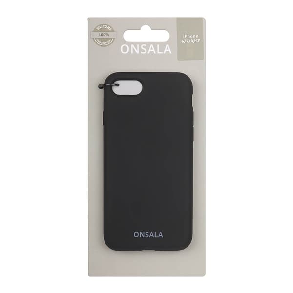 Suojakuori Silikooni Black - iPhone 6/7/8/SE