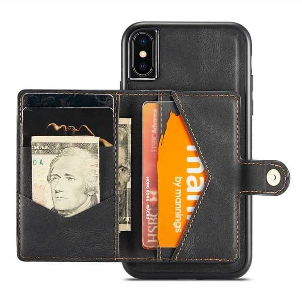 iPhone XS Max stødsikker etui med magnetisk kortholder JeeHood
