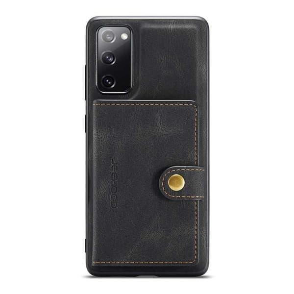 Samsung S20 FE stødsikkert cover med magnetisk kortholder JeeHood