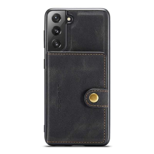 Samsung S21 Plus Stöttåligt Skal med Magnetisk Korthållare JeeHood