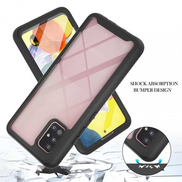 Samsung A51 fuld dækning Premium 3D etui ThreeSixty