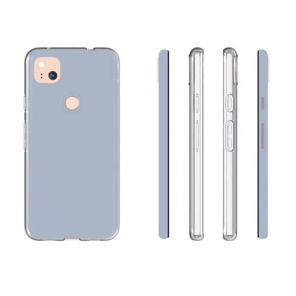 Google Pixel 4a 4G / LTE Iskunvaimennus pehmeä kansi Simple