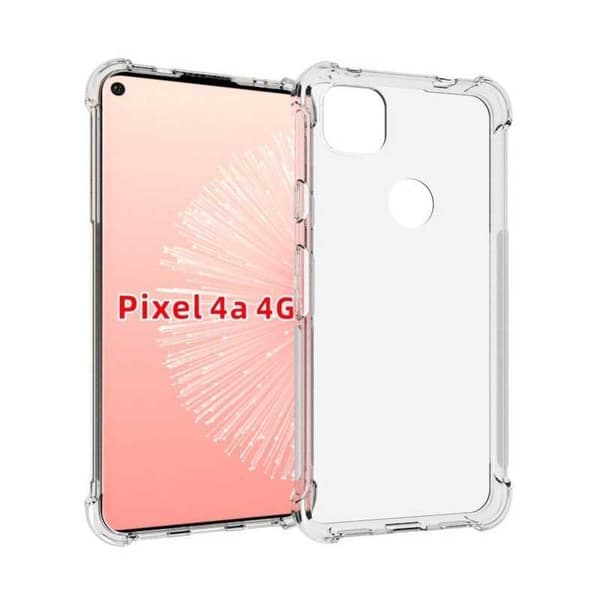 Google Pixel 4a 4G/LTE stødabsorberende silikoneskal Shockr