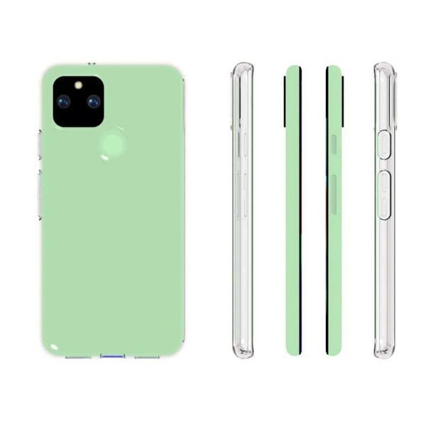Google Pixel 5 stødabsorberende blødt etui Enkelt