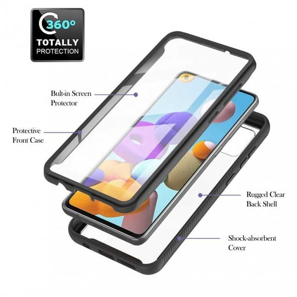 Samsung A21s Heltäckande Premium 3D Skal ThreeSixty