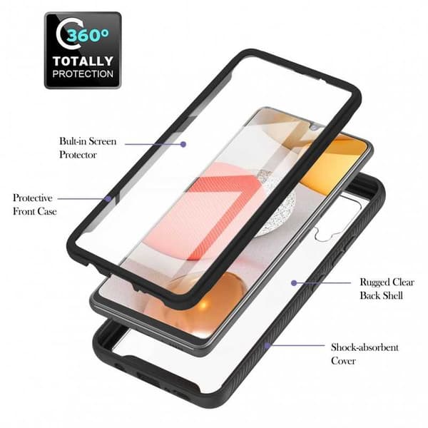 Samsung A42 5G Heltäckande Premium 3D Skal ThreeSixty