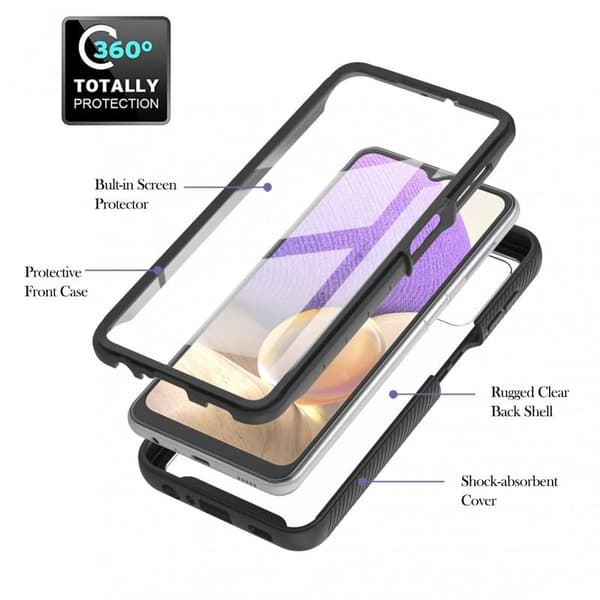 Samsung A32 5G Heltäckande Premium 3D Skal ThreeSixty
