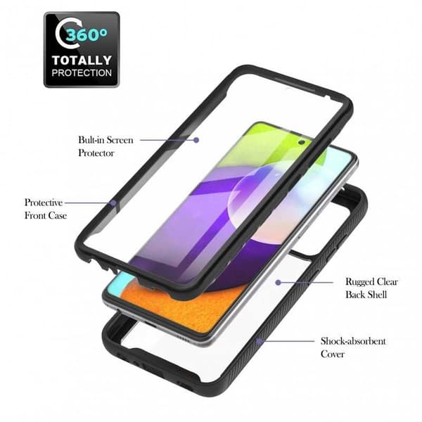 Samsung A52/A52s 4G/5G fuld dækning Premium 3D etui ThreeSixty