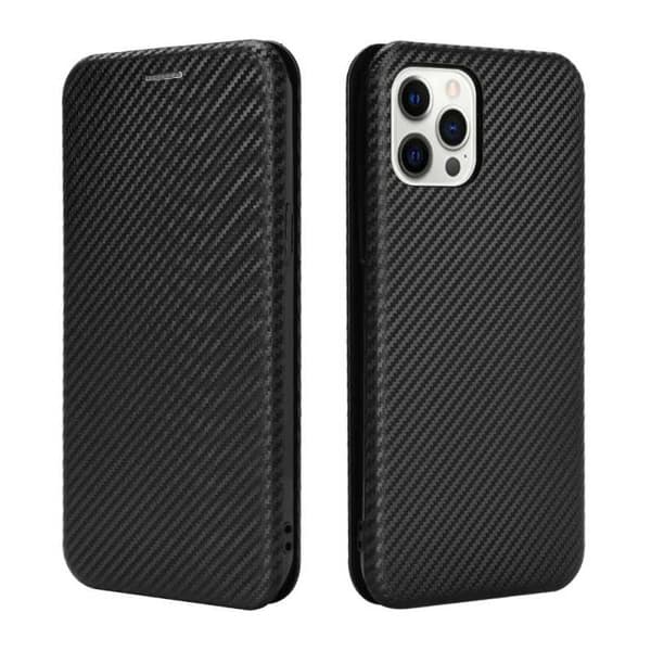 iPhone 12 Pro Max Flip Case Kortrum CarbonDreams