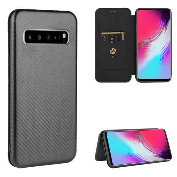 Samsung S10 Flip Case -korttipaikka CarbonDreams