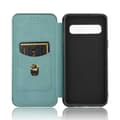 Miniatyrbillede 3 af 9: Samsung S10 Flip Case Kortrum CarbonDreams Grøn