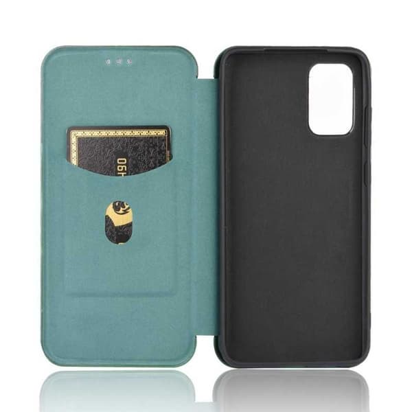 Samsung S20 Plus Flip Case Kortrum CarbonDreams Grøn