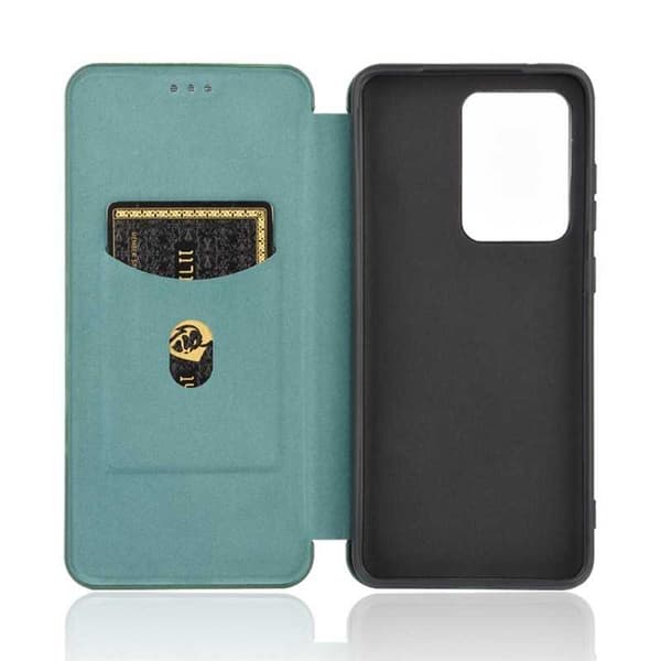 Samsung S20 Ultra Flip Case Kortrum CarbonDreams Grøn